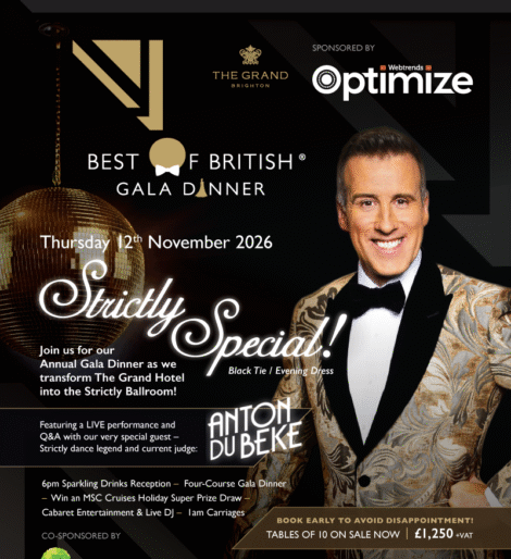 Best of British Gala Dinner 2026 - Strictly Special