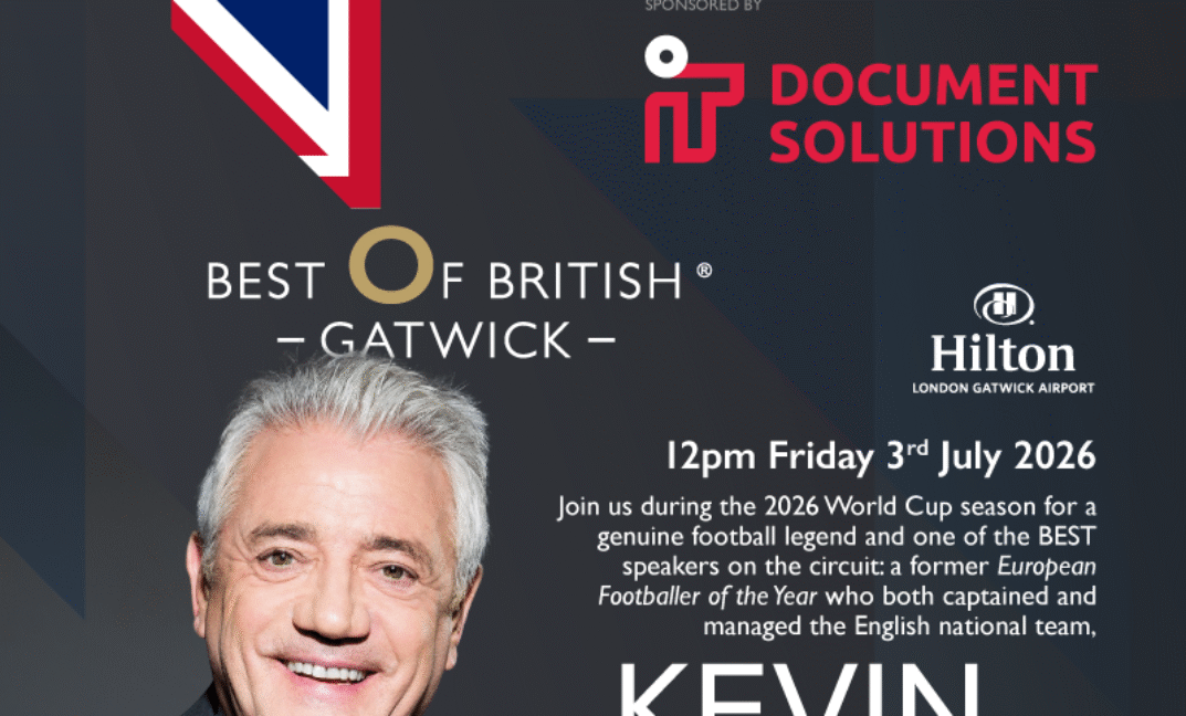 Best of British flyer for Gatwick event.